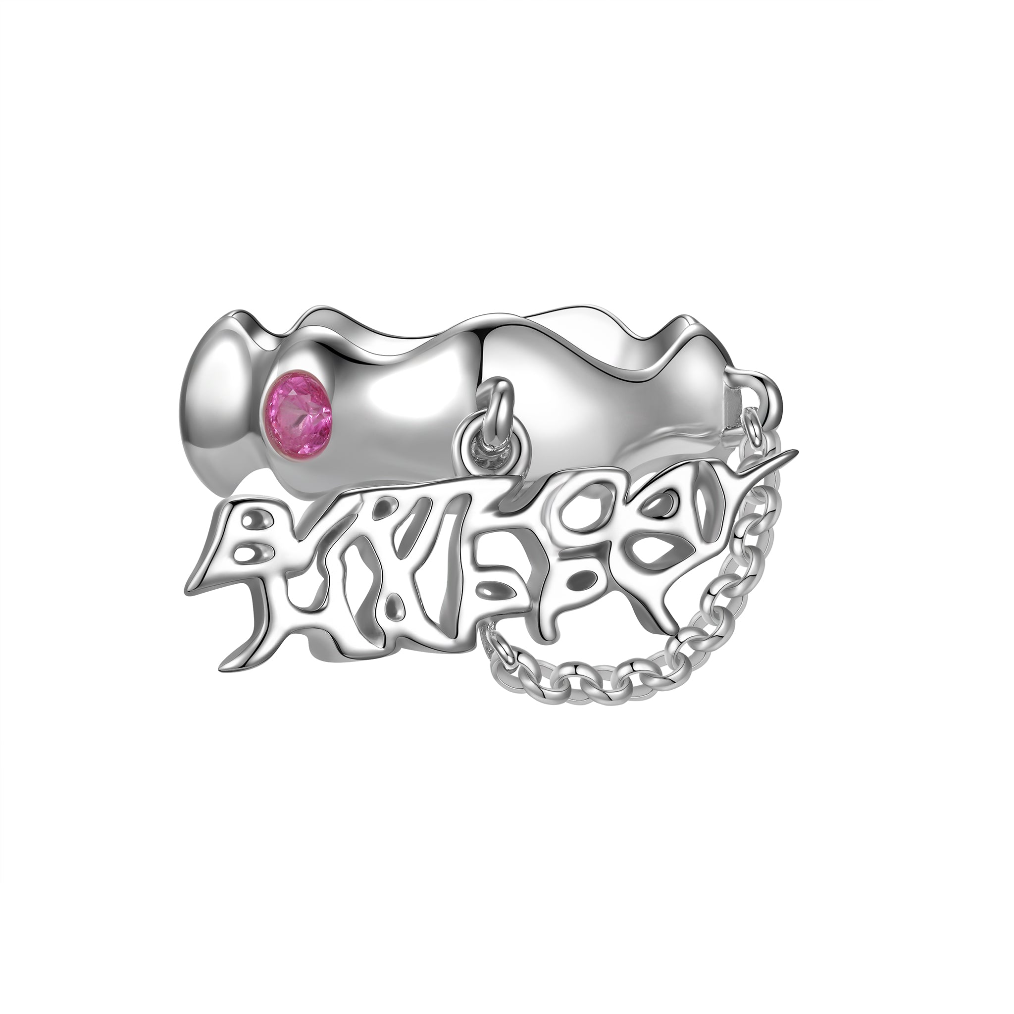 ElectricGirl / Letter pendant Ring mysite