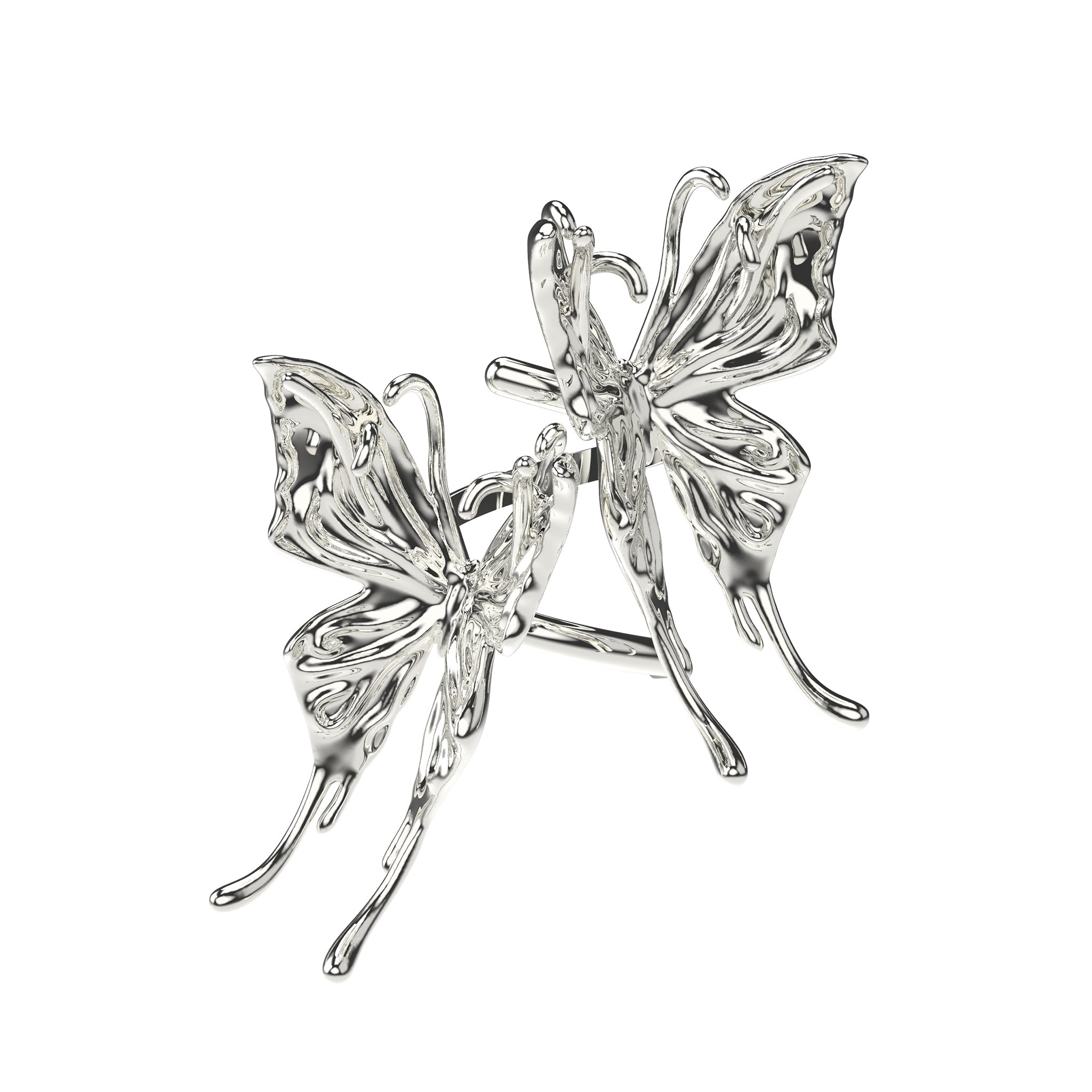 Ripple/  Liquefied Butterfly Layers Ring mysite