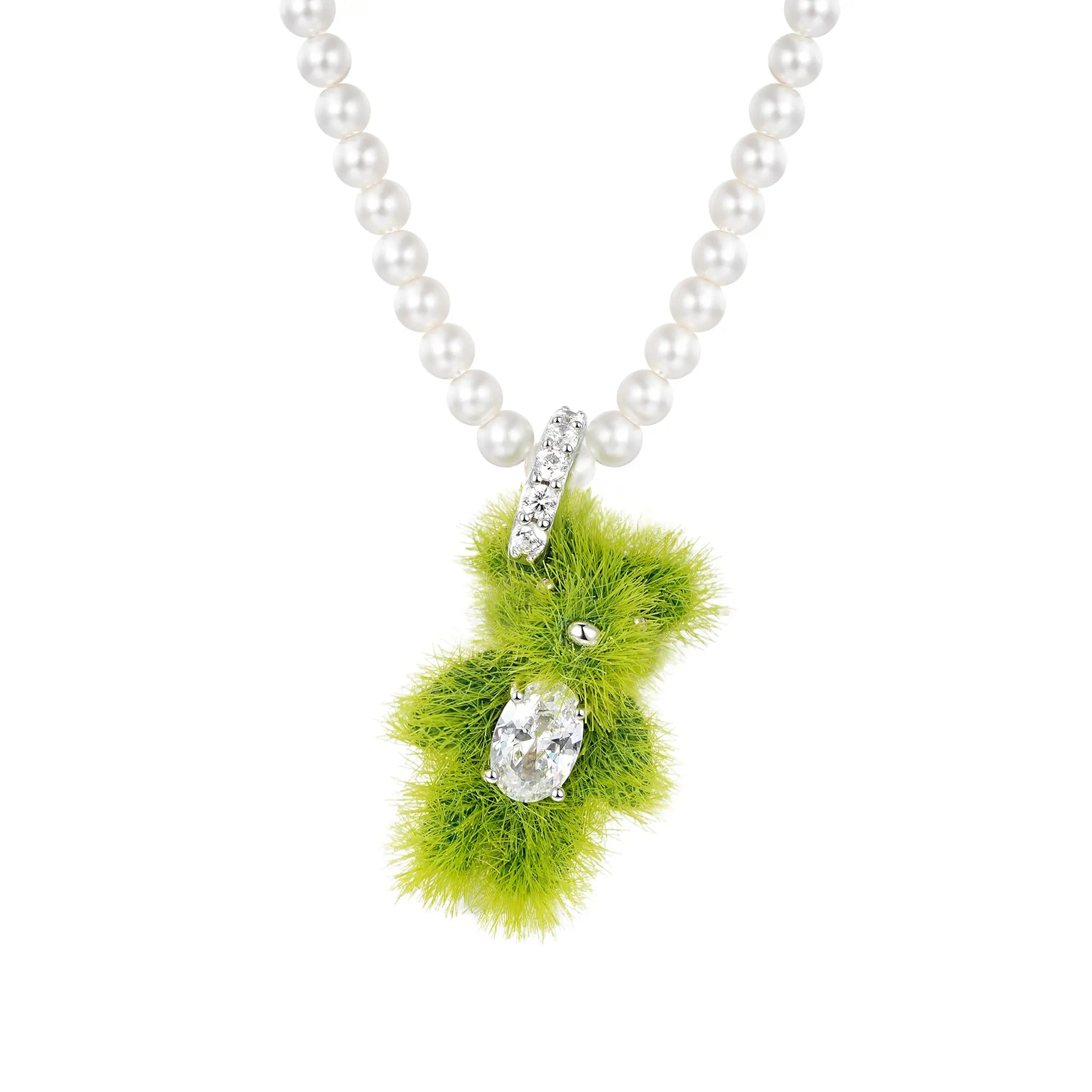 Paradise / Grass Bear Long Necklace mysite
