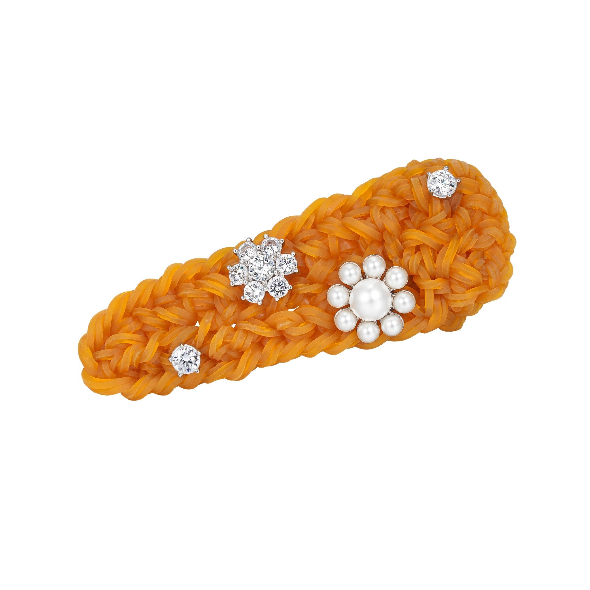 YVMIN X SHUSHUTONG / Rubber Band Flower Hair Clip mysite