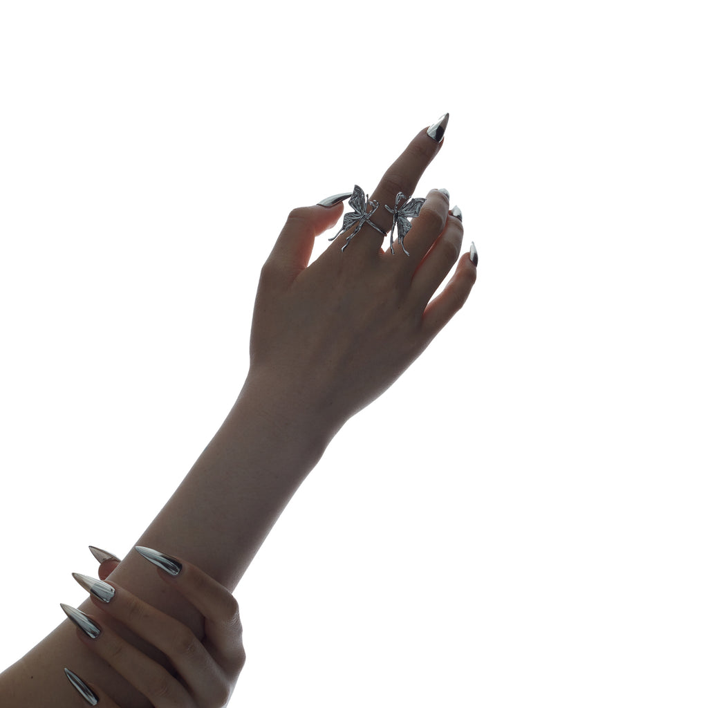 Ripple/  Liquefied Butterfly Layers Ring mysite