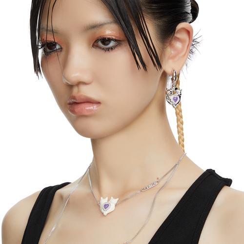 Electric Girl / Kitties Heart Earrings mysite