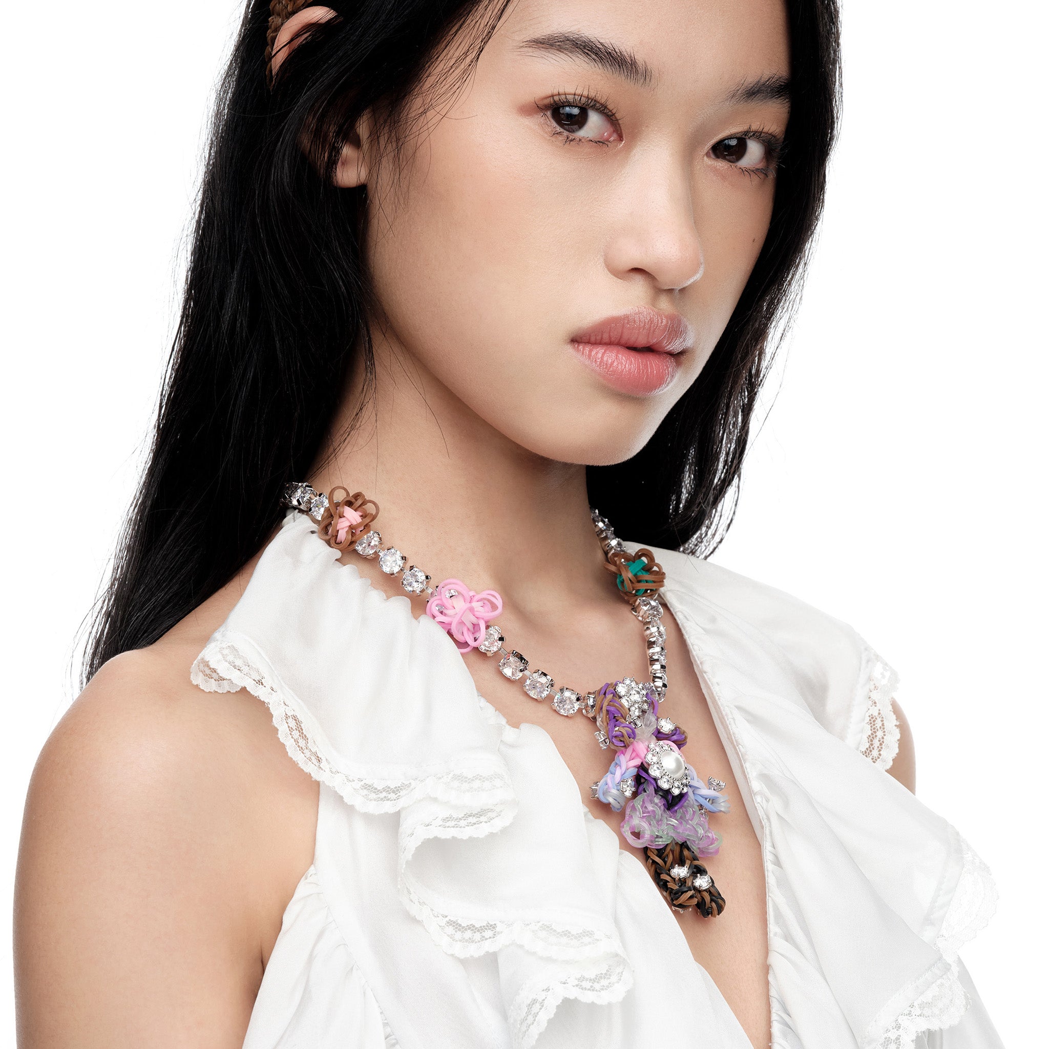 YVMIN X SHUSHUTONG / Rubber Band Girl Necklace mysite