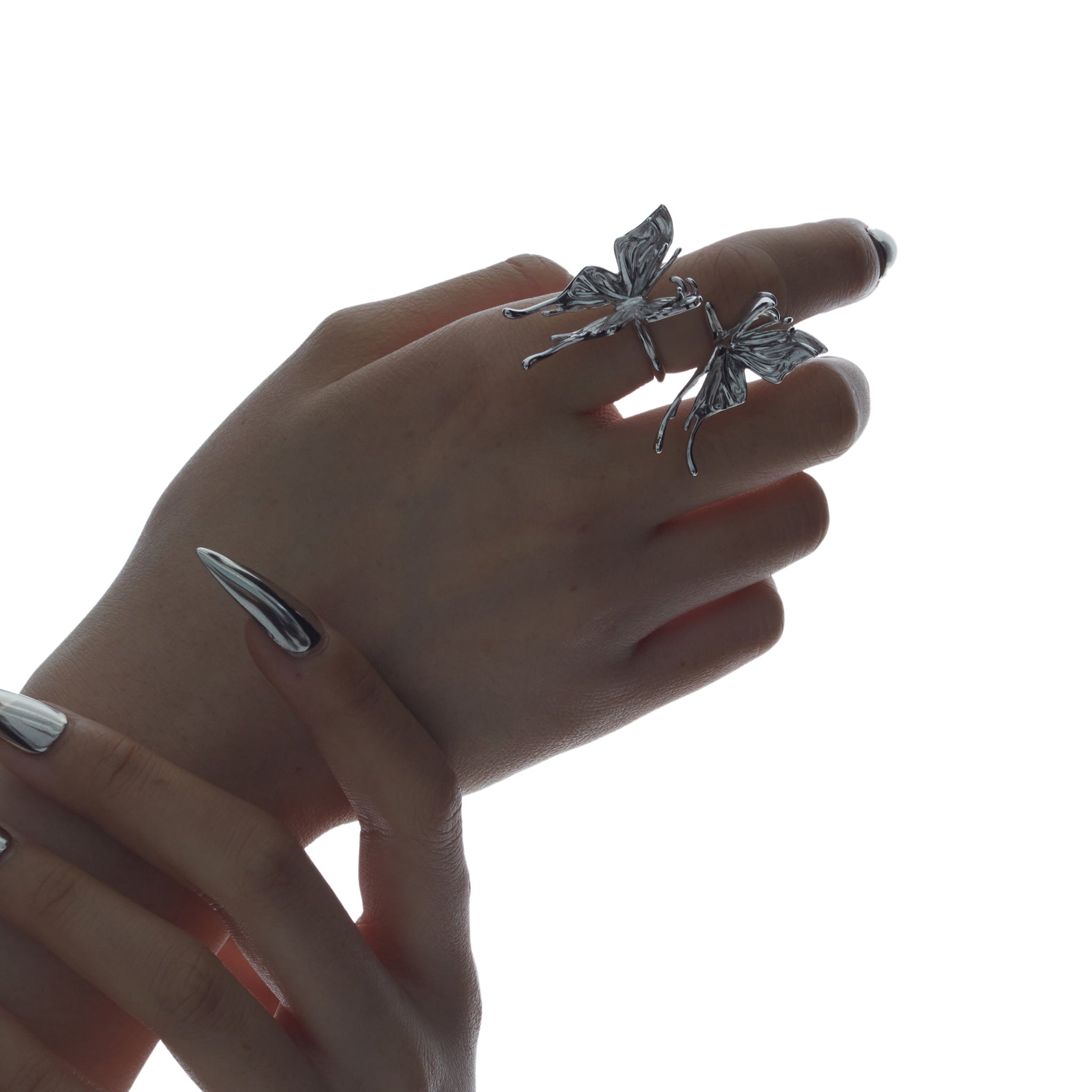 Ripple/  Liquefied Butterfly Layers Ring mysite