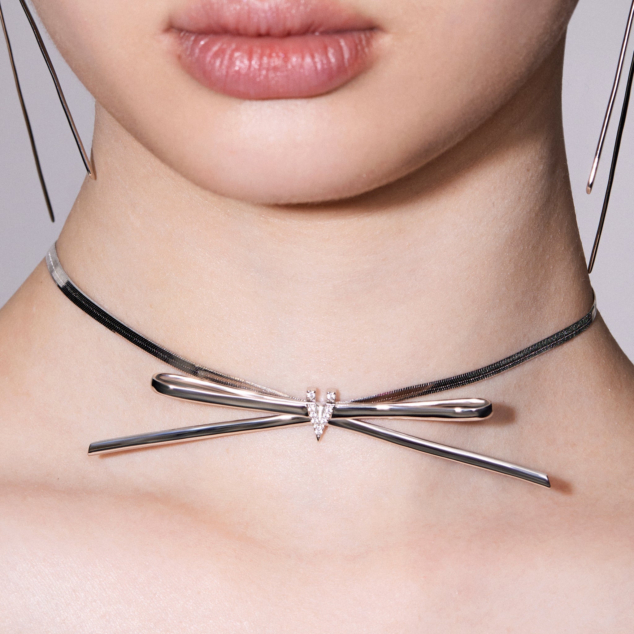 Ripple / Straight Bowknot Chocker mysite