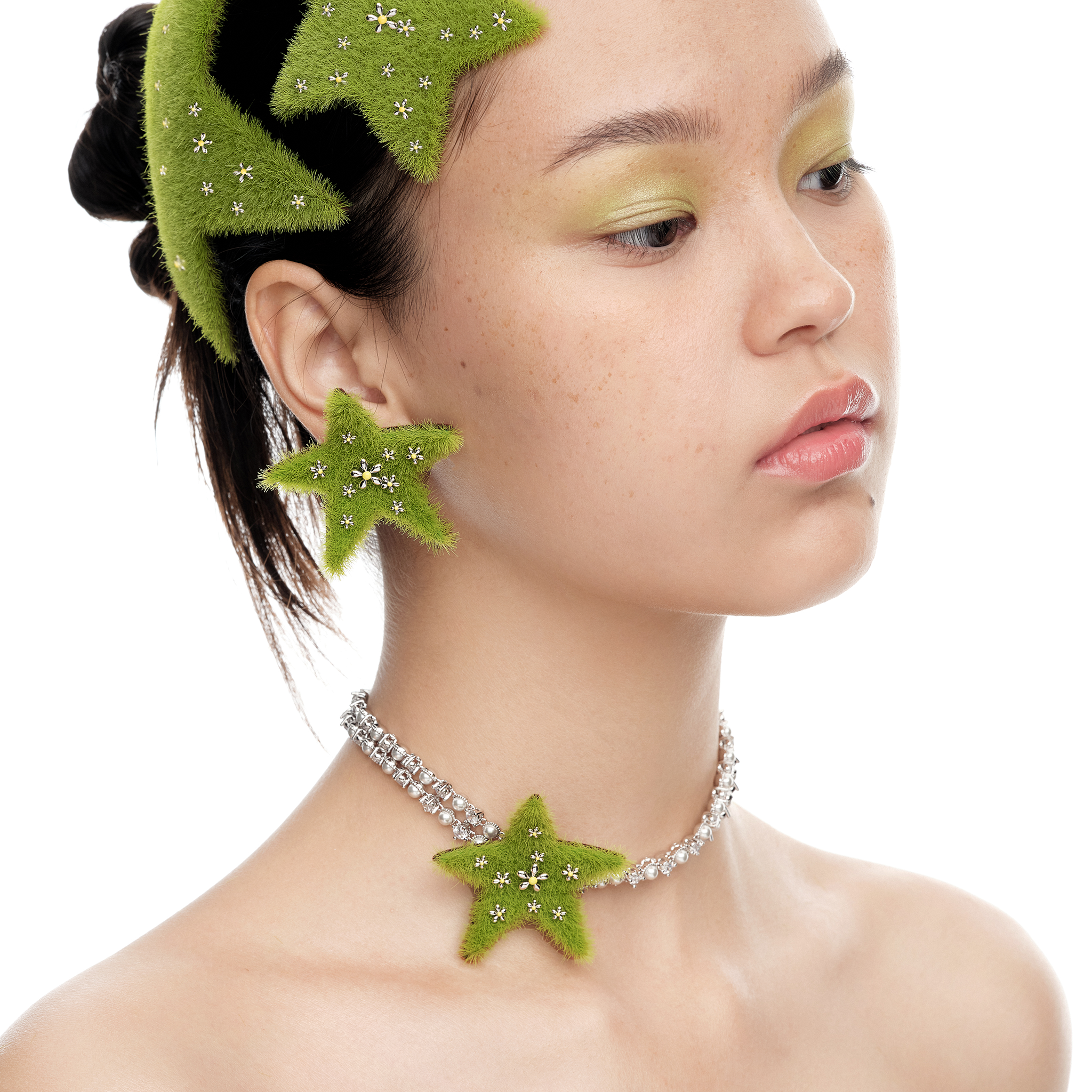 Paradise / Grass Star Stud Earring mysite