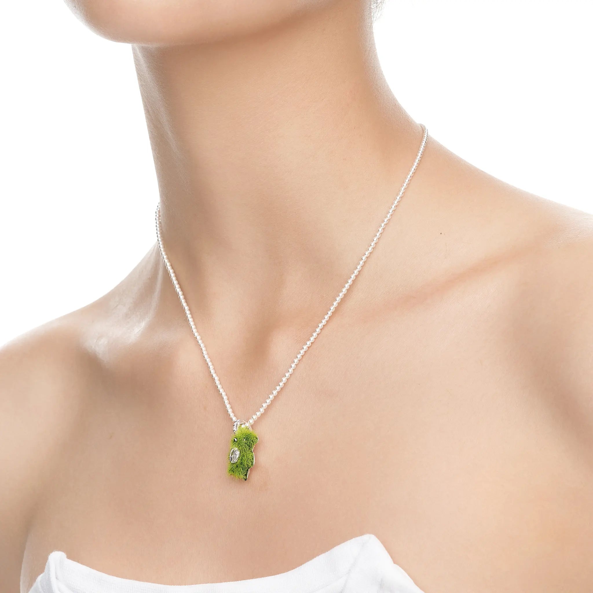 Paradise / Grass Bear Long Necklace mysite