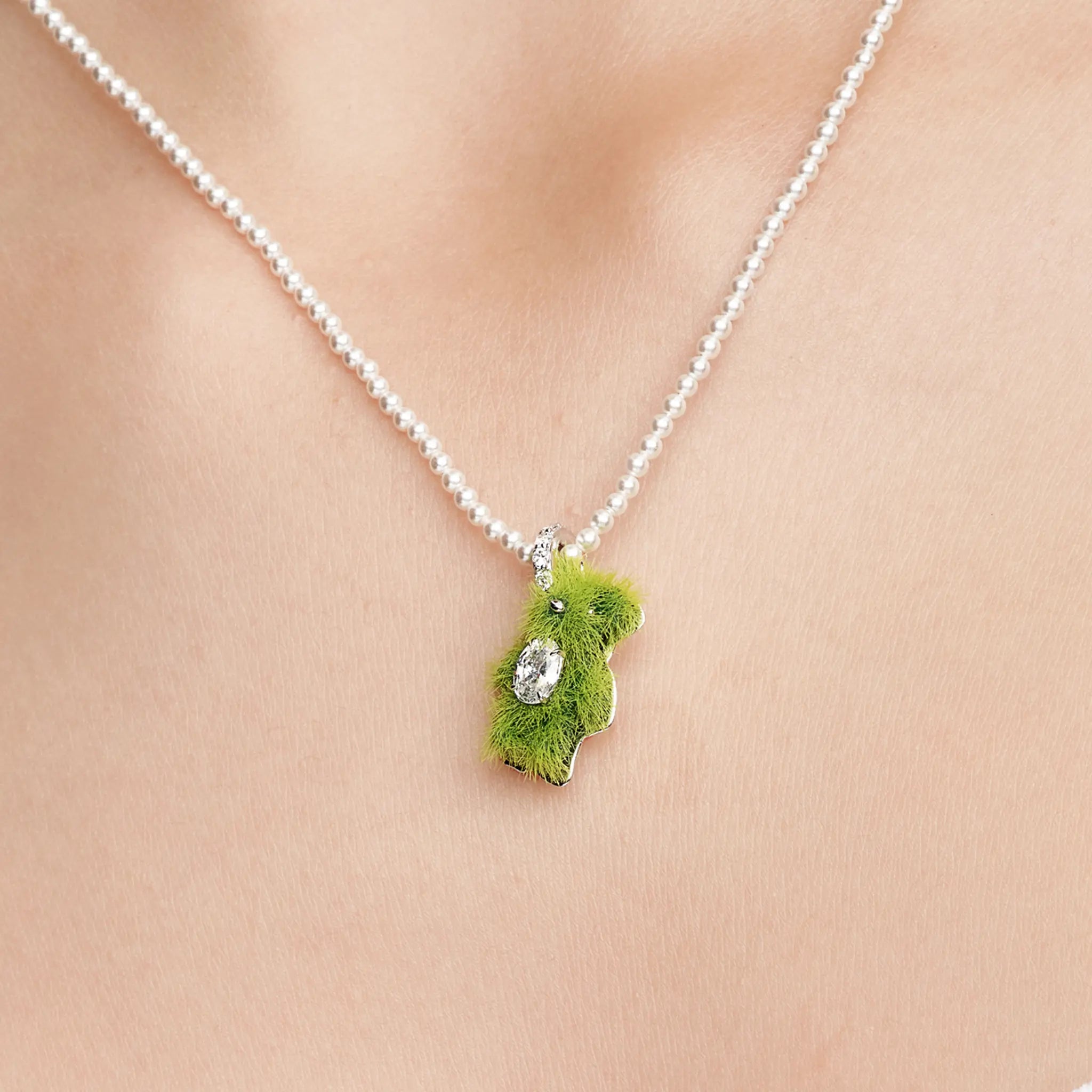 Paradise / Grass Bear Long Necklace mysite